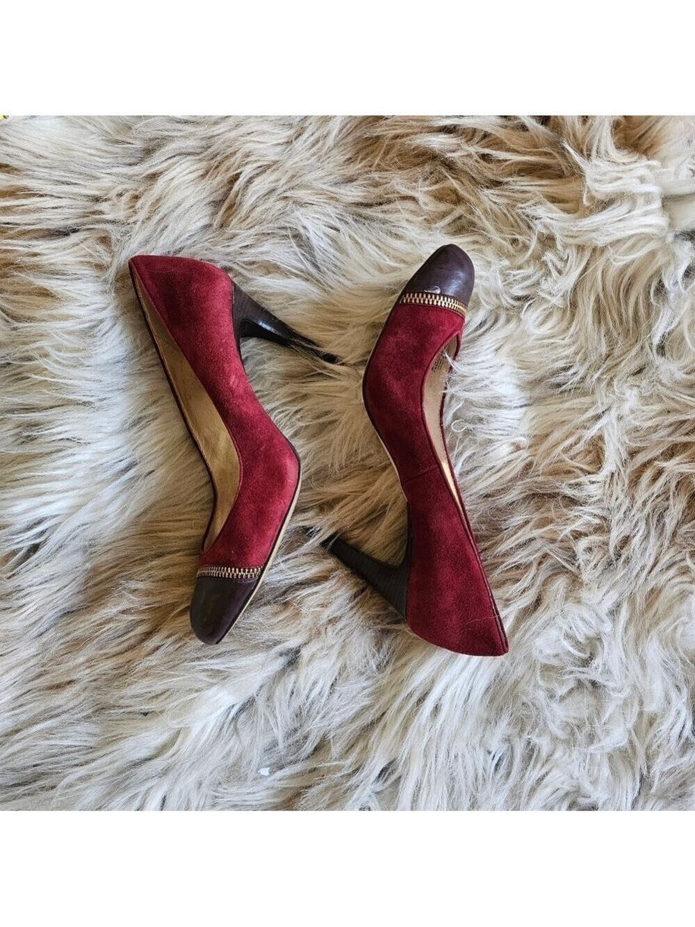 Michael Kors Crimson Suede Pumps Large